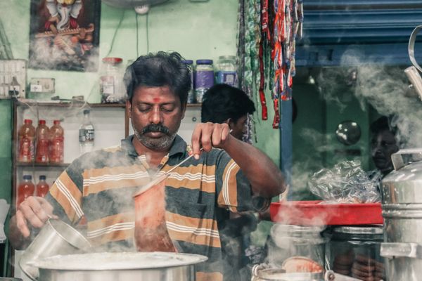 Biryani chai — a thick, rich dessert tea